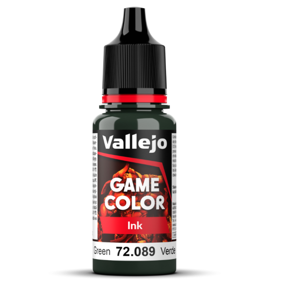 Vallejo Game Color 72.089 Green Ink, 18 ml